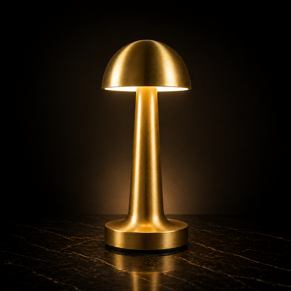 CATA CT-8429 Lizbon Şarjlı Masa Lambası (Gold)