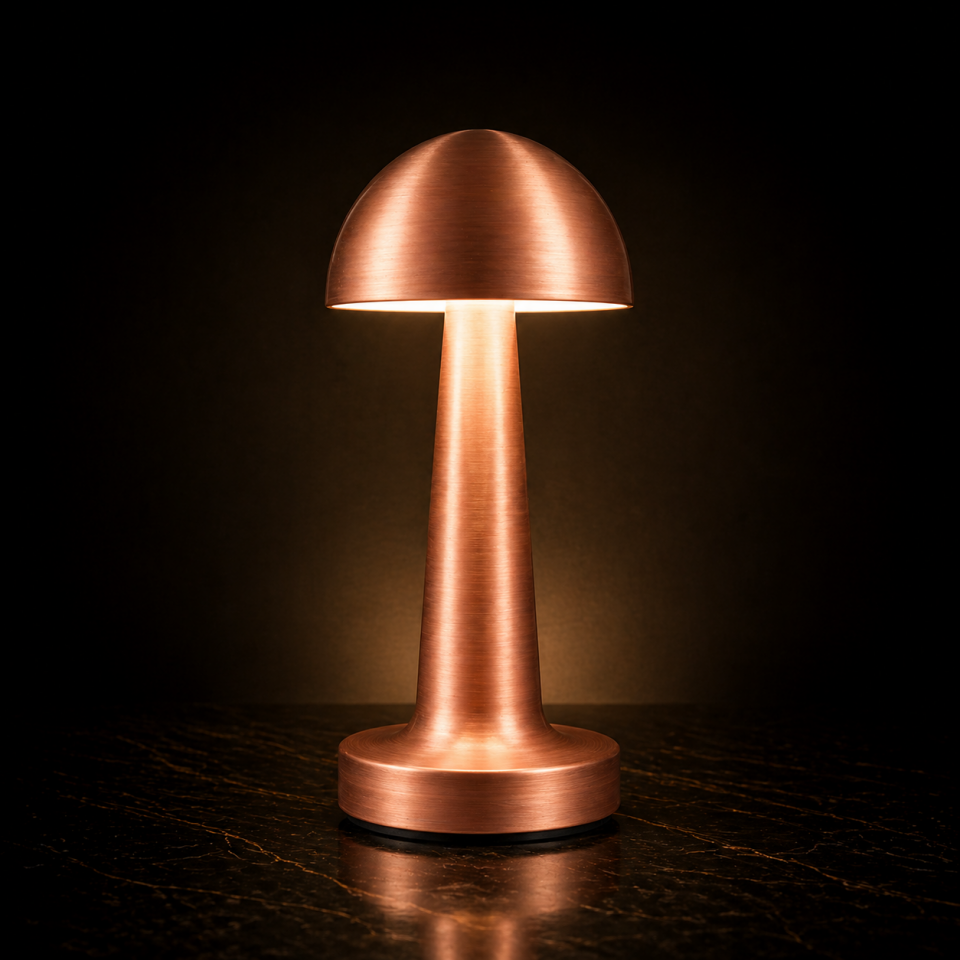 CATA CT-8430 Lizbon Şarjlı Masa Lambası (Rose Gold)
