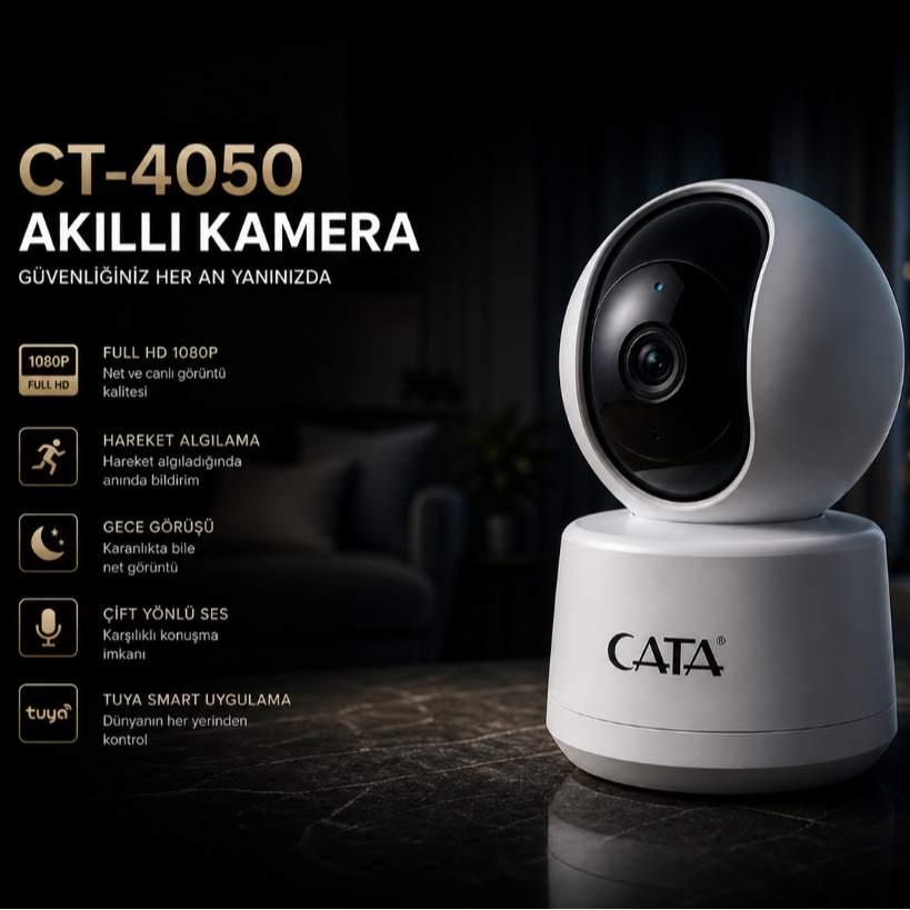 CATA CT-4050 Akıllı İç Mekan Kamera