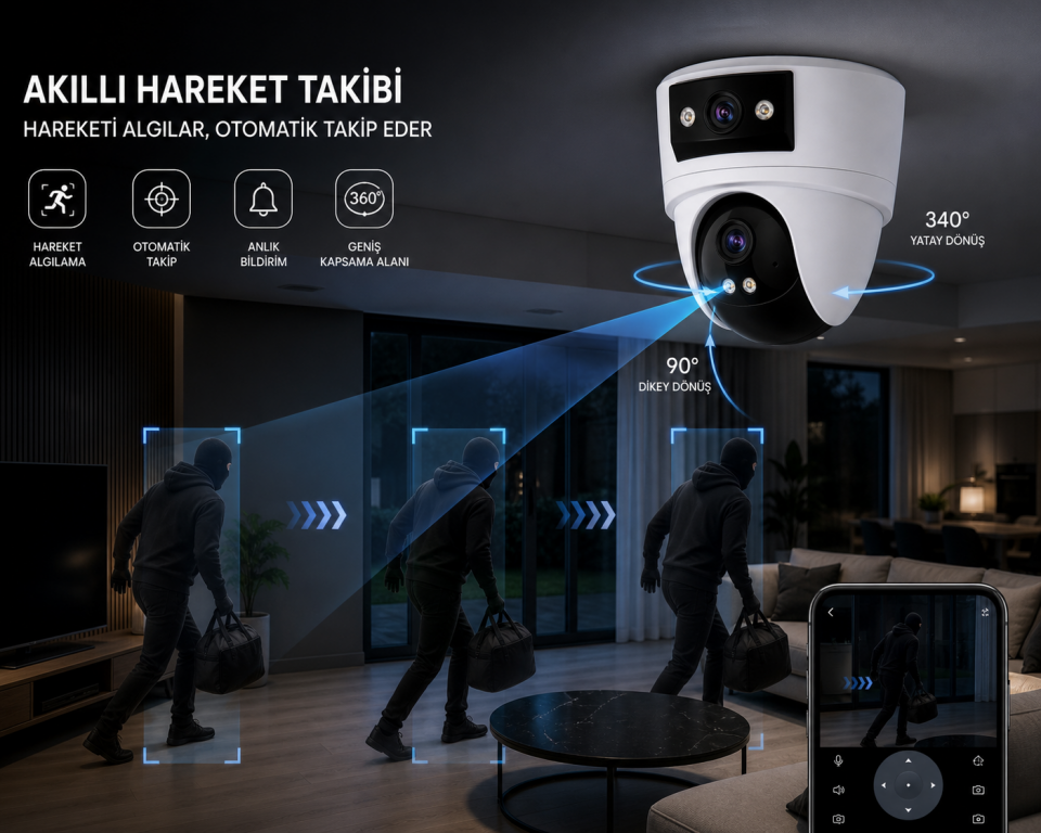 CATA CT-4054 Akıllı Dome Kamera