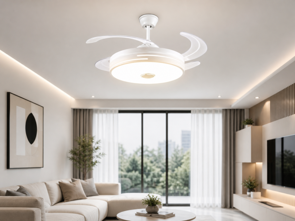 TRION Bluetooth Hoparlörlü LED Tavan Fanı