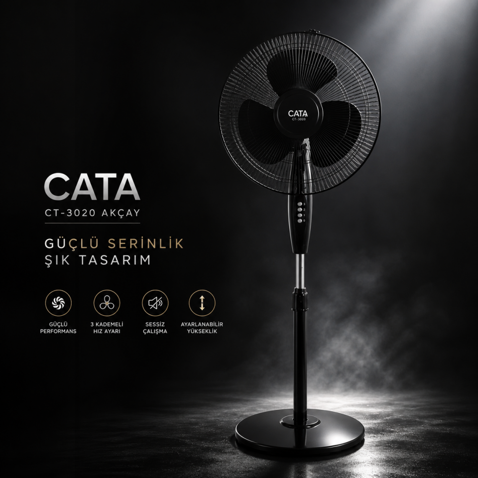 CATA CT-3020 Akçay Ayaklı Vantilatör
