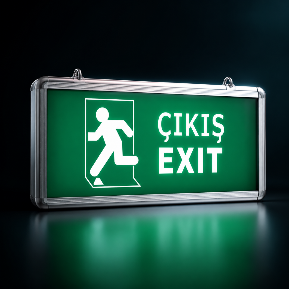 CATA CT-9166 3W Exit Acil Çıkış Levhası