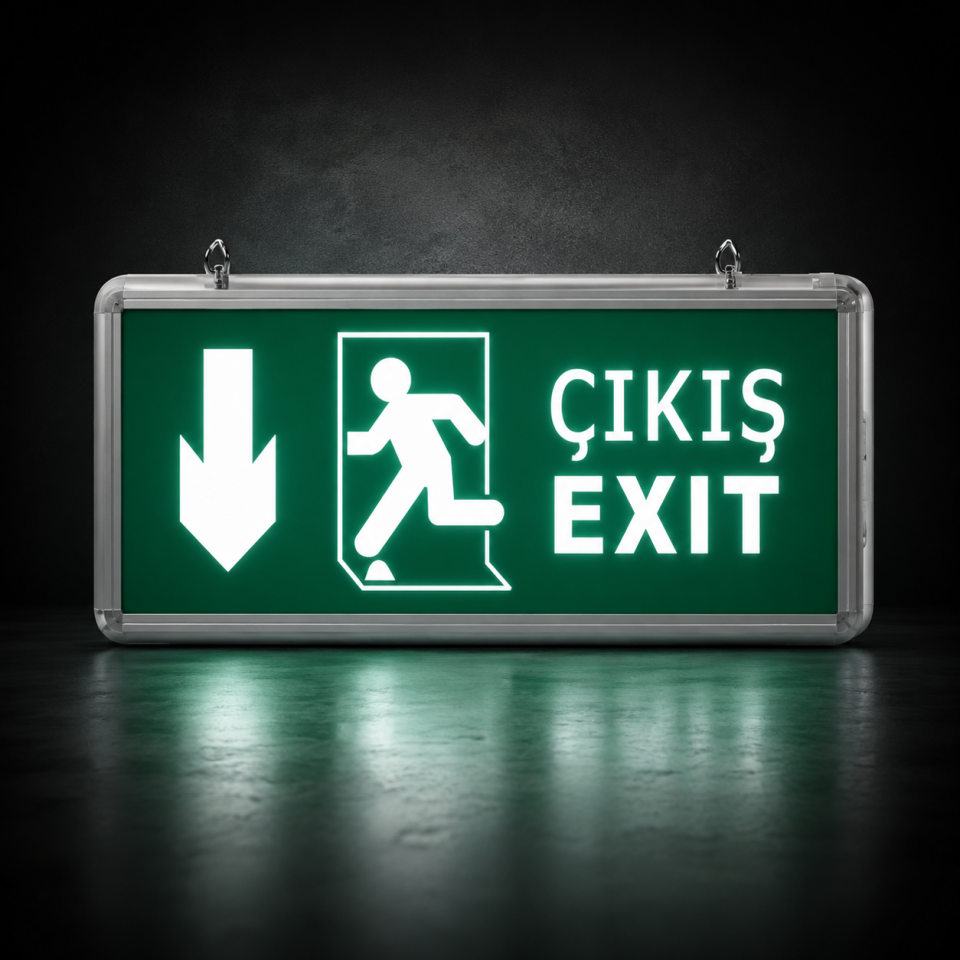 CATA CT-9167 3W Exit Acil Çıkış Levhası