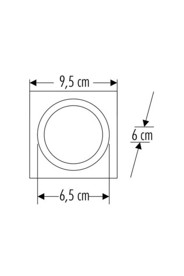 120W Yüksek Tavan Armatürü 6400K Çap:28Cm Yuvarlak CAT CT-4688