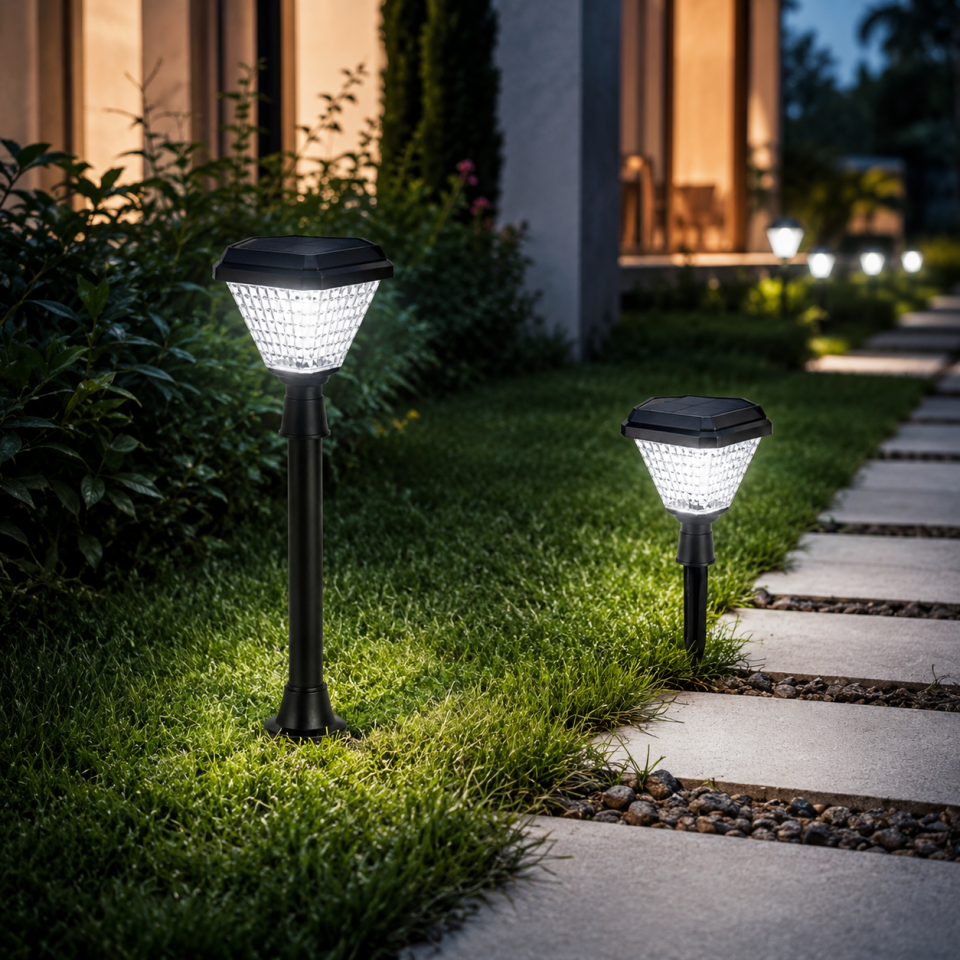 CATA CT-7317 30W Riva Solar LED Çim Direği