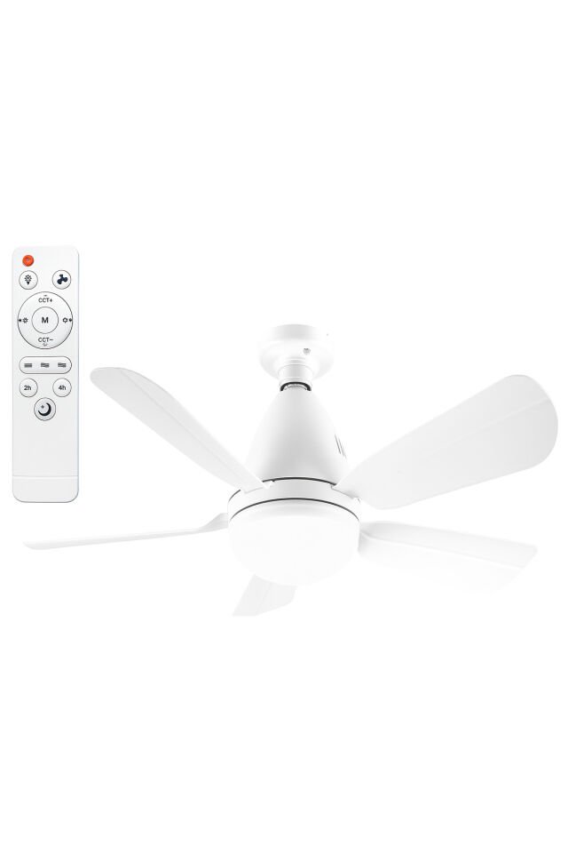 Vega 25W Led 5 Pervaneli Tavan Vantilatörü E27 Duylu HS 9301