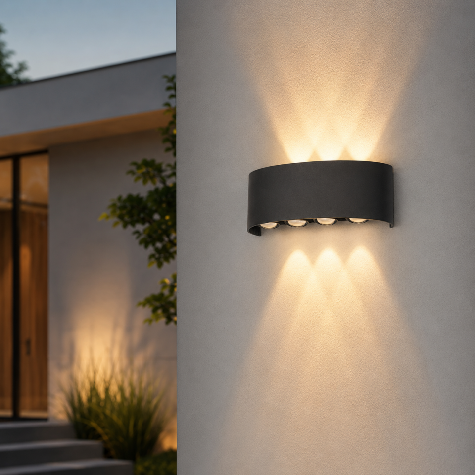 CATA CT-8013 15W Kapri LED Duvar Armatürü IP44