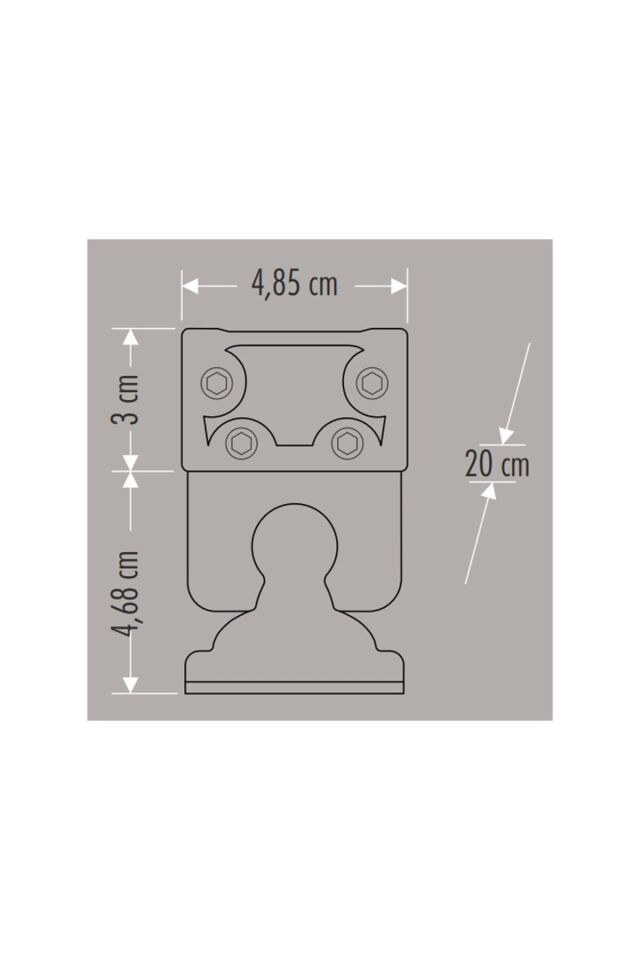 Ct-4694G 6W Gold Wall Washer 20 cm Gün Işığı