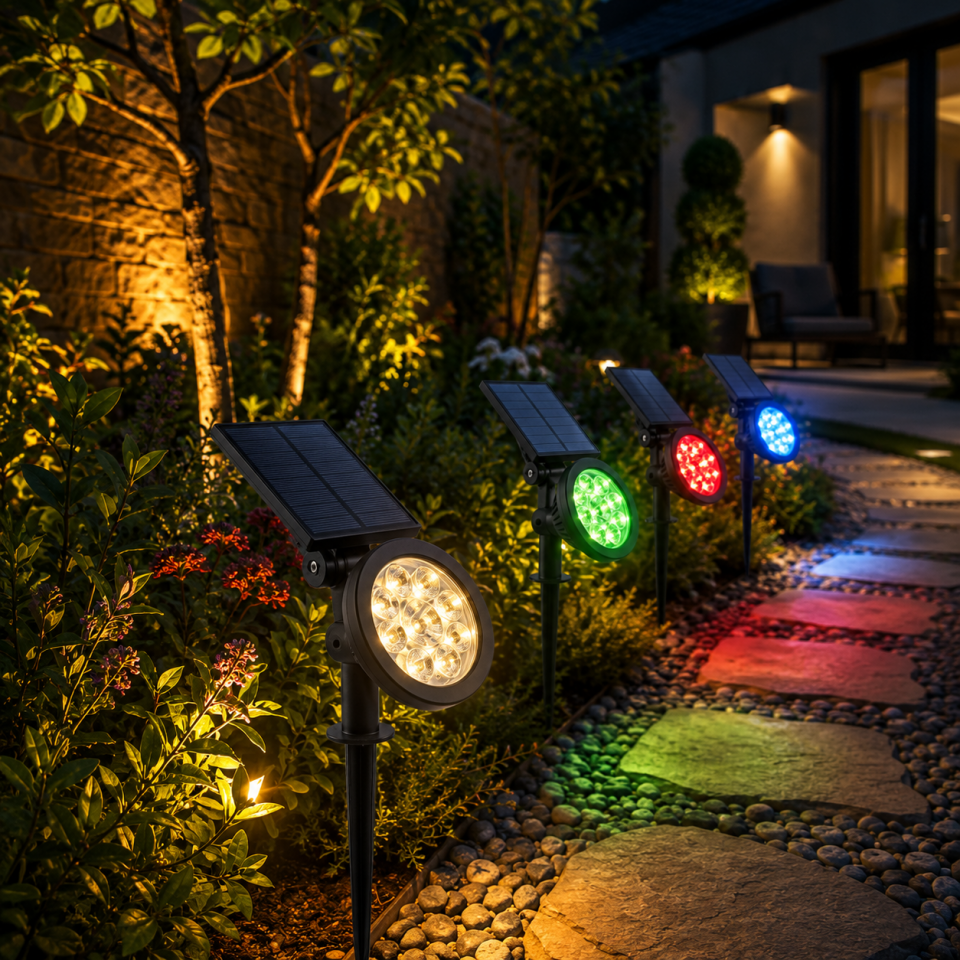CATA CT-7321 18W Mila RGB Solar Bahçe Armatürü