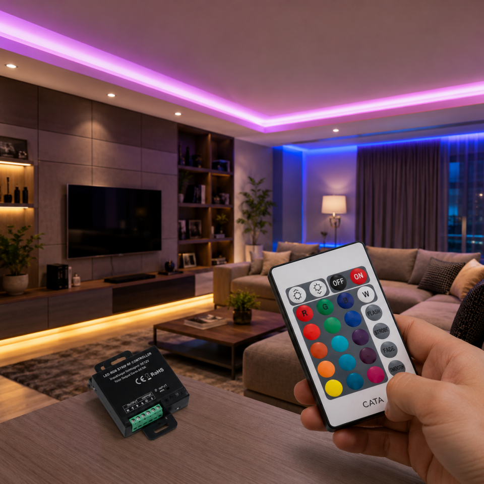 CATA CT-9147 18A RGB LED Kumanda ve Kontrol Modülü