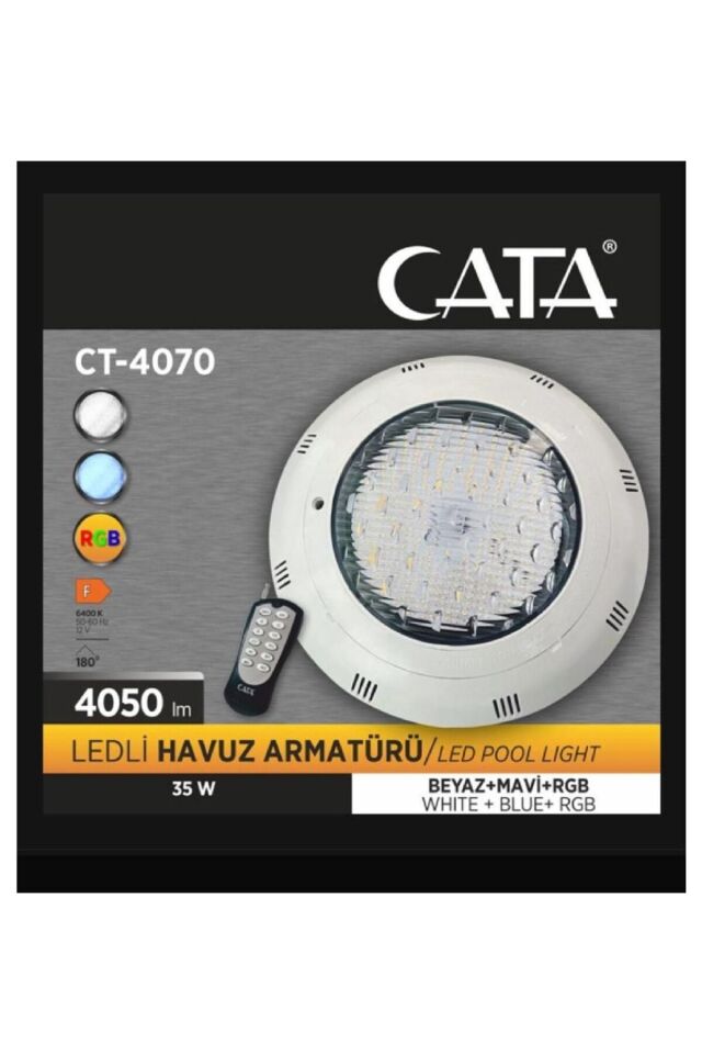 CT-4070 Rgb Ledli Havuz Armatürü 35 W Kumandalı