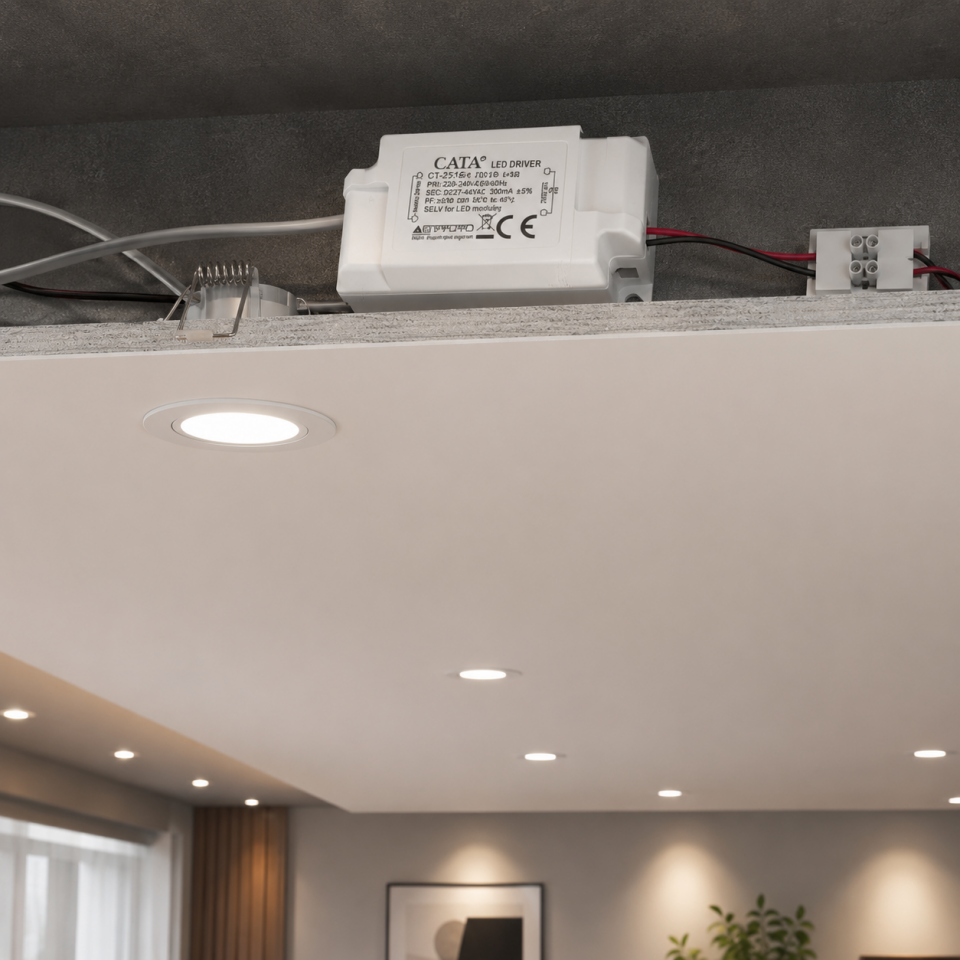 CATA CT-2516 LED Driver – 9-18W Uyumlu Kompakt Spot Sürücüsü