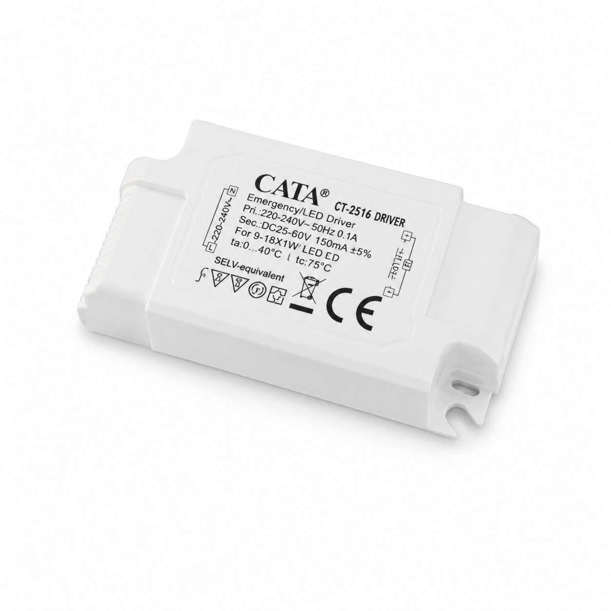 CATA CT-2516 LED Driver – 9-18W Uyumlu Kompakt Spot Sürücüsü