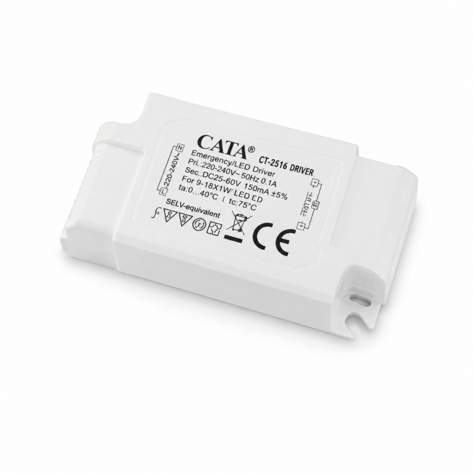 CATA CT-2516 LED Driver – 9-18W Uyumlu Kompakt Spot Sürücüsü