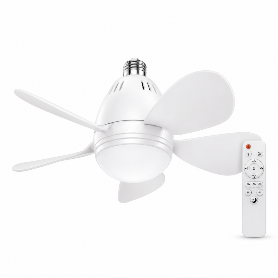 Helios HS-9301 25W 5 Pervaneli Tavan Vantilatörlü LED Ampul