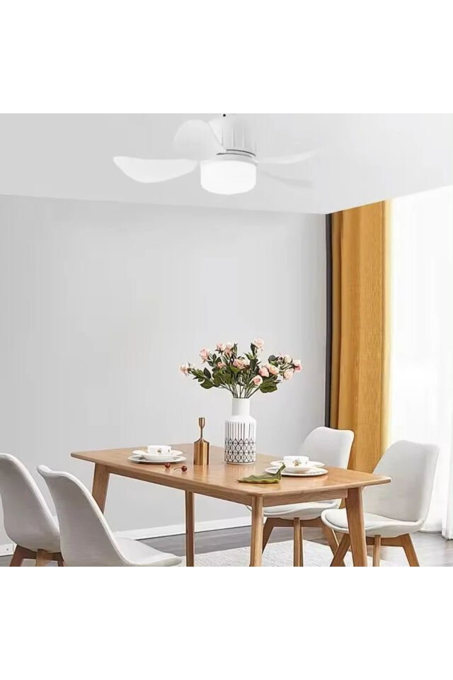 CT-1155 82W Karayel Fan Led Ampül Beyaz Işık