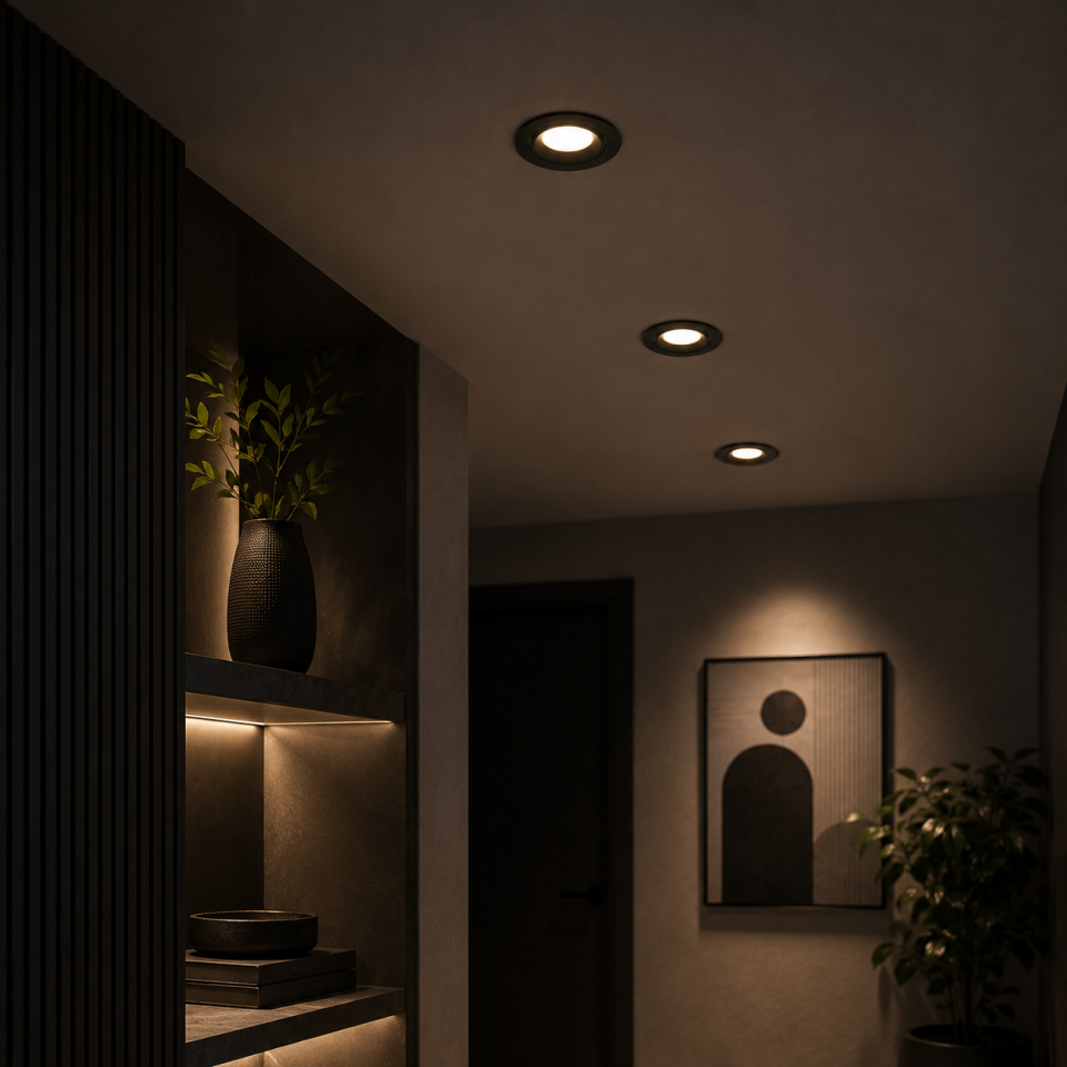 CATA CT-5261 8W Başak 3 Renk Siyah LED Spot