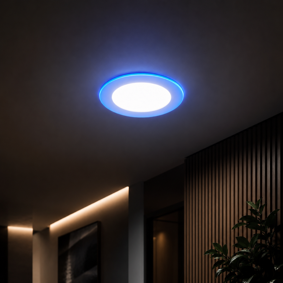 CATA CT-5150 6W Okyanus Çift Renk LED Panel Mavi-Beyaz