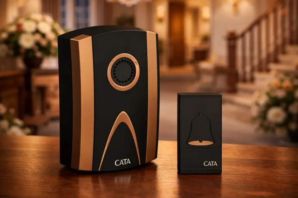 CATA CT-102 Kablosuz Kapı Zili 35 Melodi 100 Metre