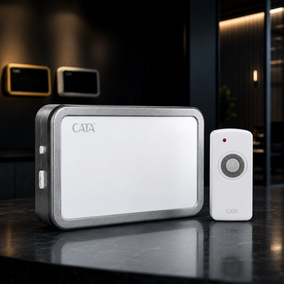 CATA CT-103 Kablosuz Kapı Zili 35 Melodi 100 Metre