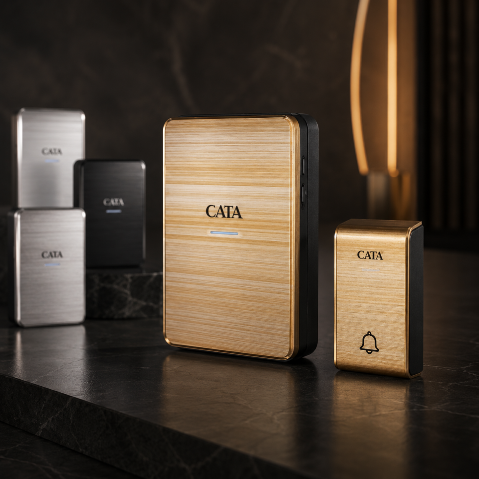 CATA CT-104 Lüks Model Kablosuz Kapı Zili 150 Metre
