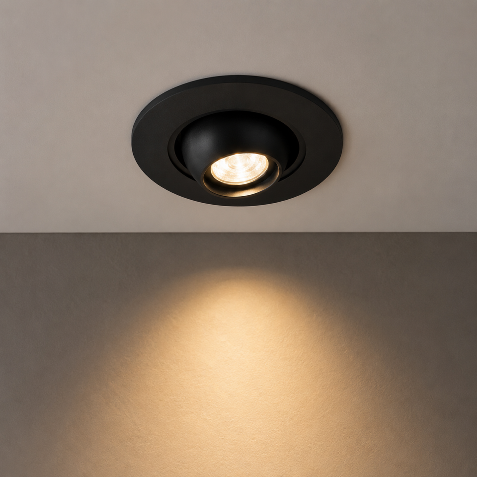 CT-5268S UFO Yıldız Siyah 1,5W 2 RENK Hareketli LED Spot