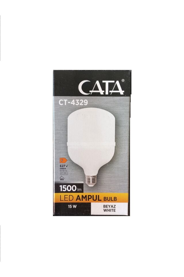 15W TORCH LED AMPUL 6400 K E27 CT-4329 10 ADET