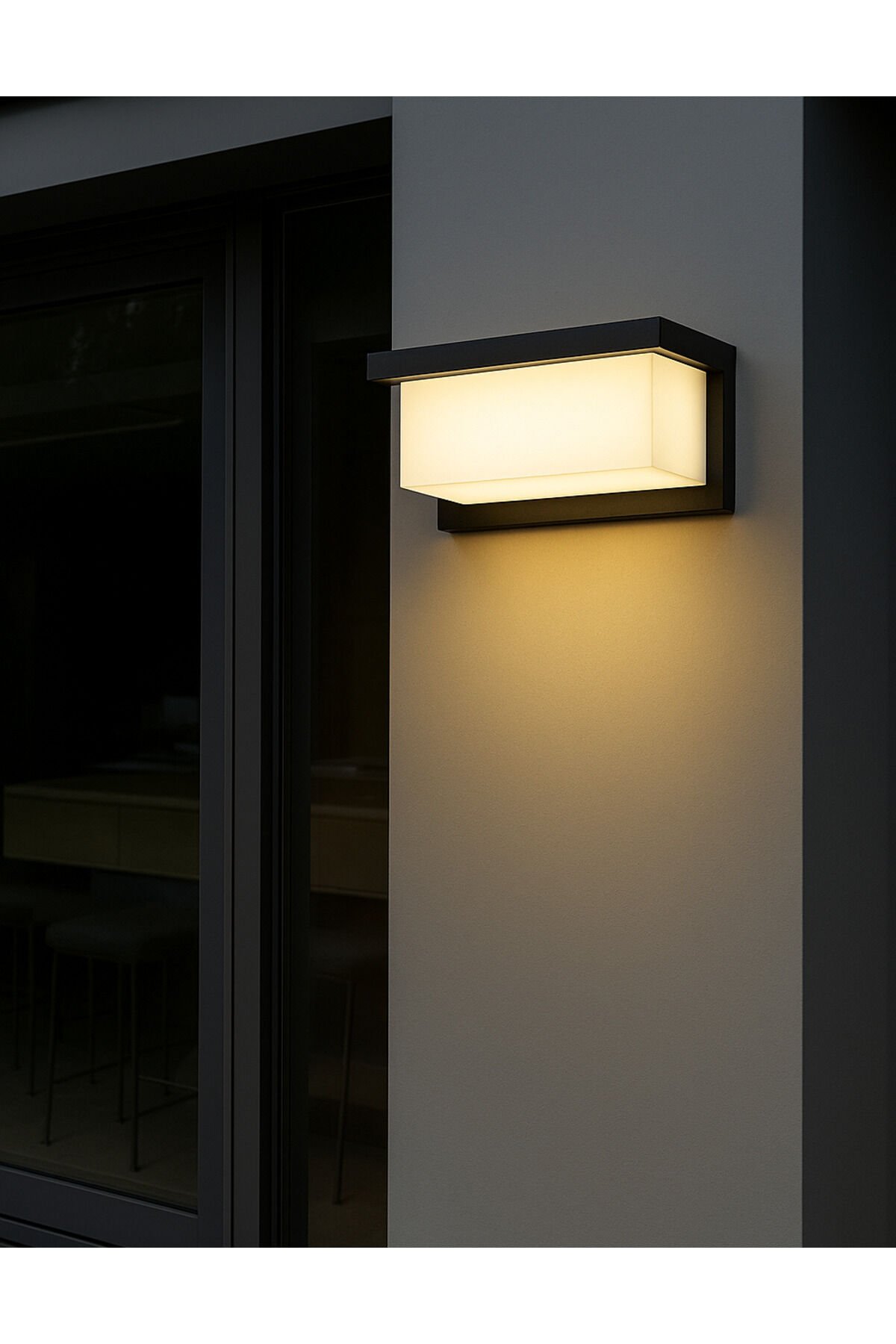 CT-7084 Cunda 30W LED Duvar Apliği 2400 lm Modern Dış Mekan Aydınlatma Günışığı 3200K IP44