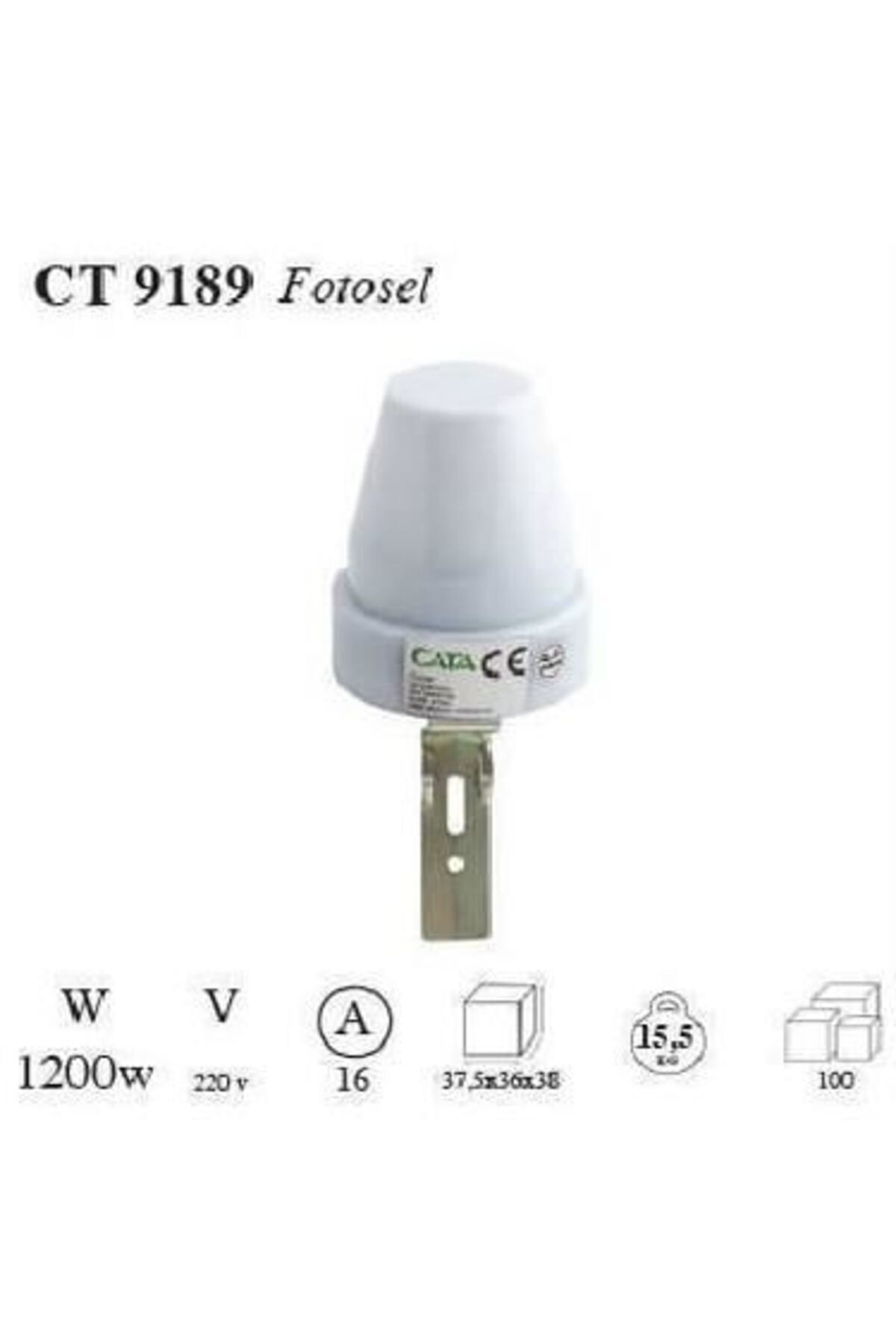 CT-9189 GECE GÜNDÜZ SENSÖRÜ FOTOSEL 220 VOLT