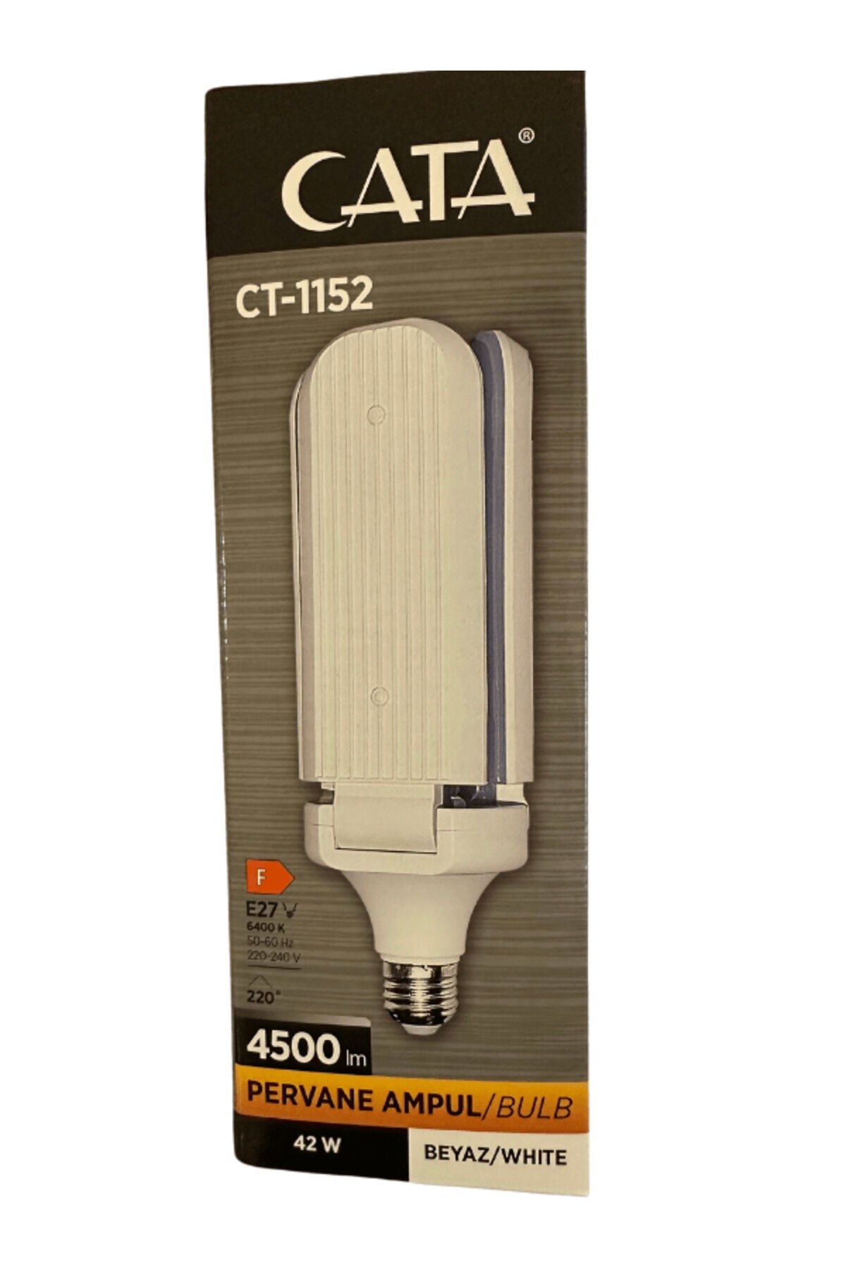 CT-1152 42W 6400K (Beyaz Işık) E27 Duylu Led Pervane Ampul