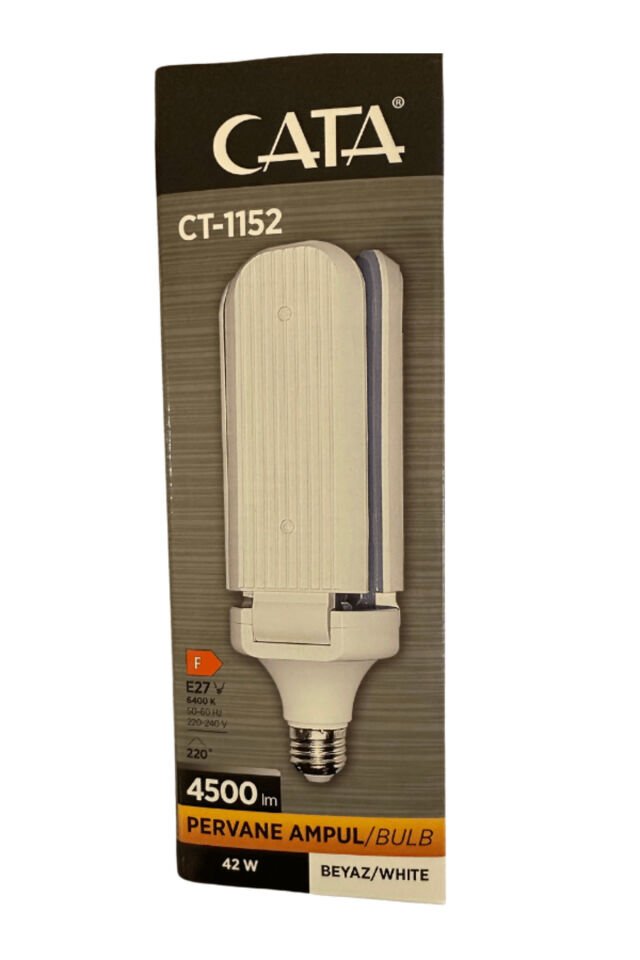 CT-1152 42W 6400K (Beyaz Işık) E27 Duylu Led Pervane Ampul