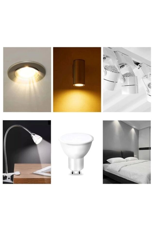Ct-4240 5w 220v Gu-10 Duylu Led Ampul Beyaz 5 Adet