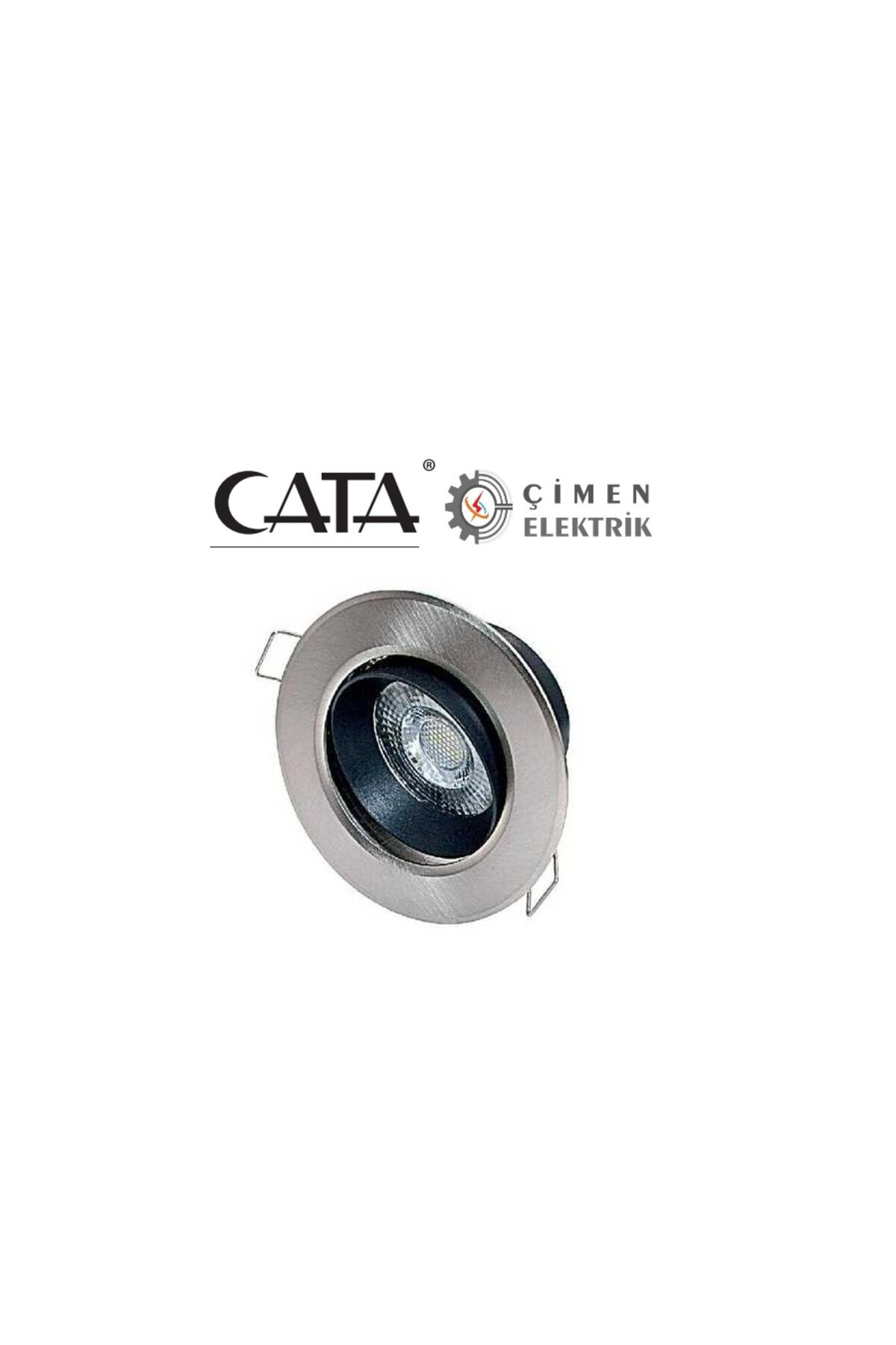 5 Adet Ct 5252 Cata 6w Satin Gövde Led Spot Günışığı 3200k