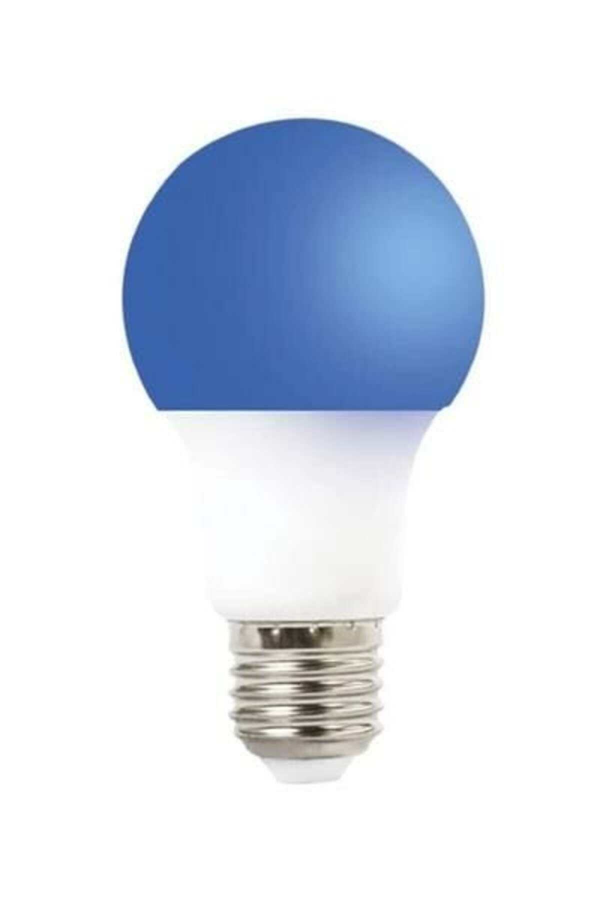 6W LED AMPUL (E-27) (MAVİ)