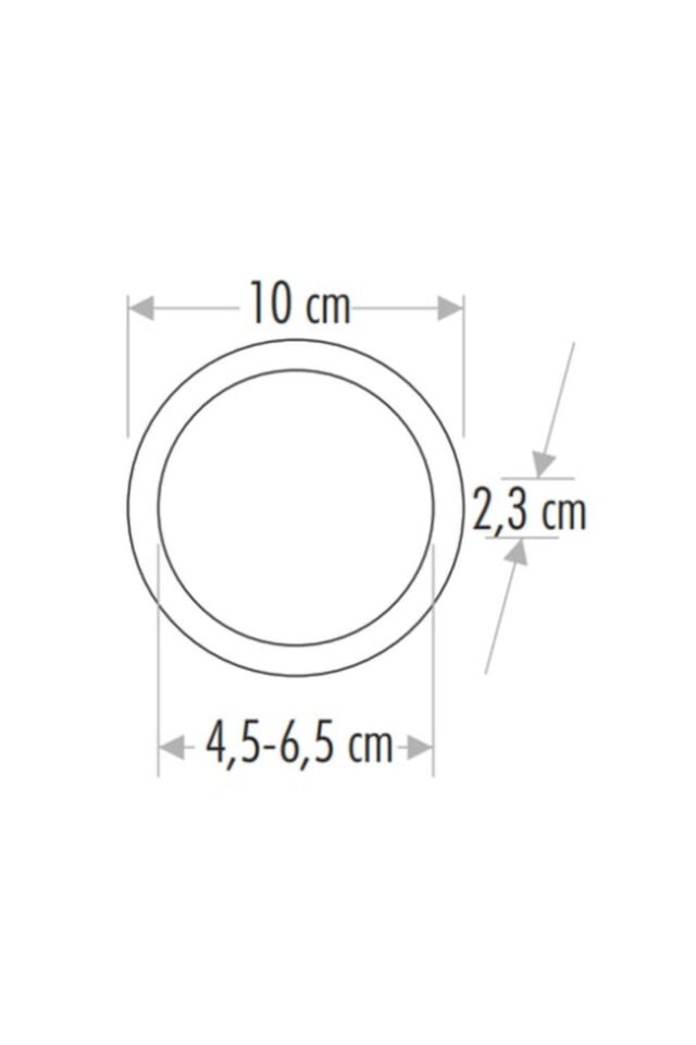 5 Adet Cata Ct 5645 Led Spot 6w 3200k Gün Işığı