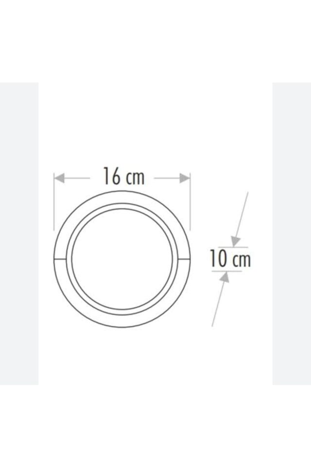 Ct-7073 15 Watt Dekoratif Dış Ve Iç Mekan Aplik Günışığı 3200 Kelvin