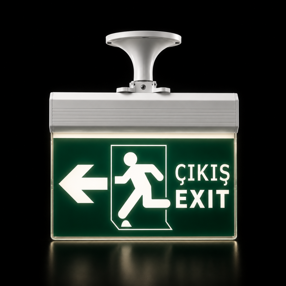 CT-9165 Exit 3W LED Çıkış Yönlendirme Armatürü