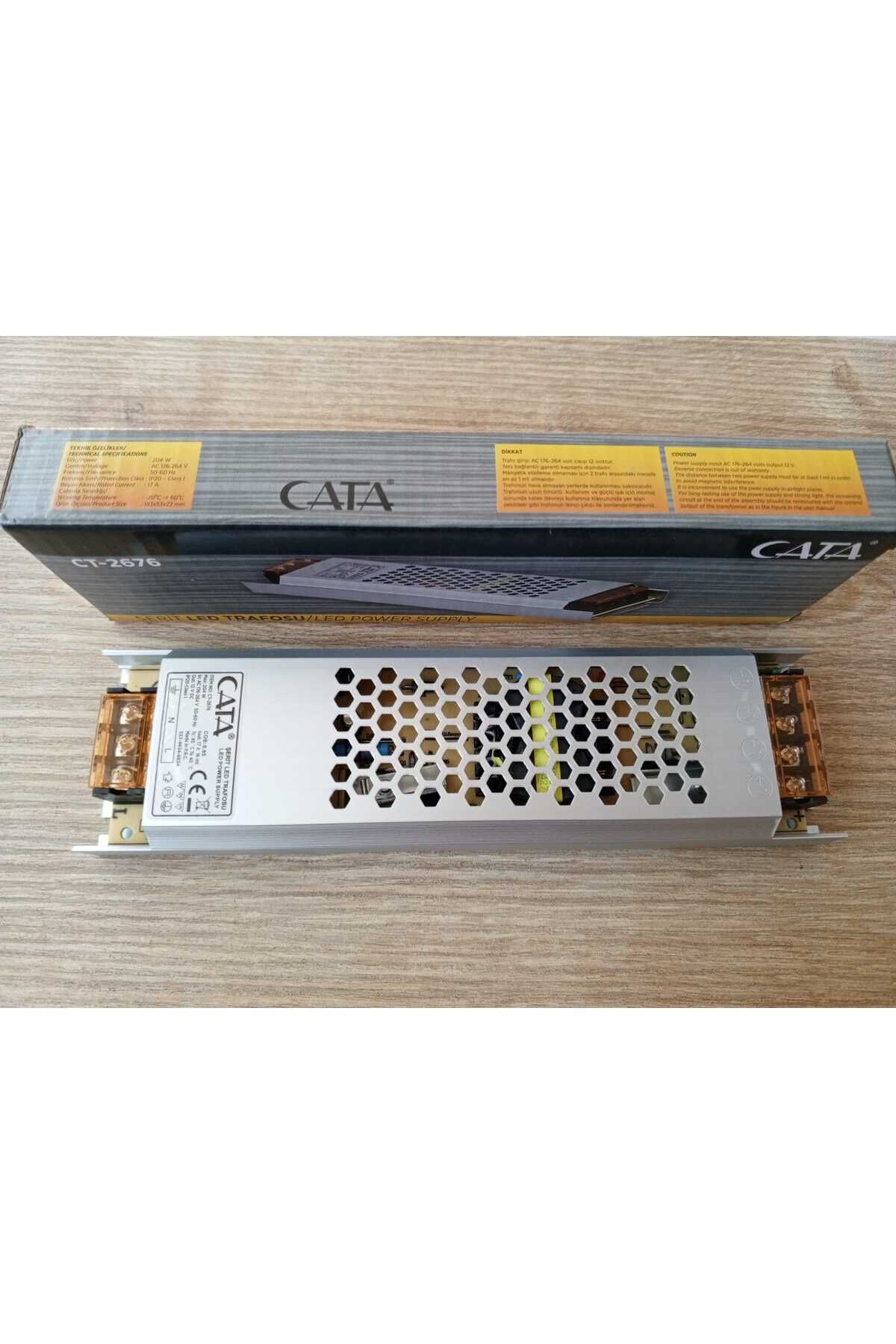 Ct-2676 17a Led Trafosu (SÜPER SLİM - FANSIZ) (200W)