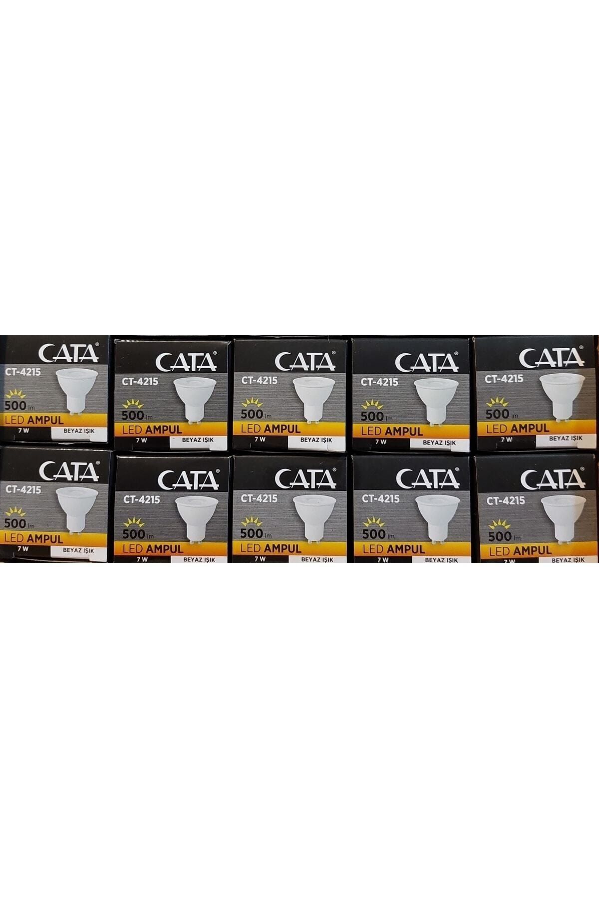 Ct-4215 10 Adet Beyaz 7w Led Ampul (gu10) (beyaz)