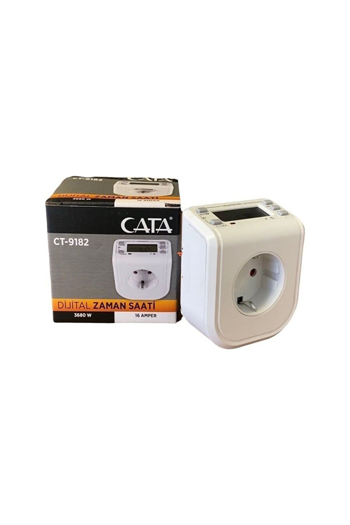 Zaman Ayarlı Dijital Saatli Priz Ct-9182
