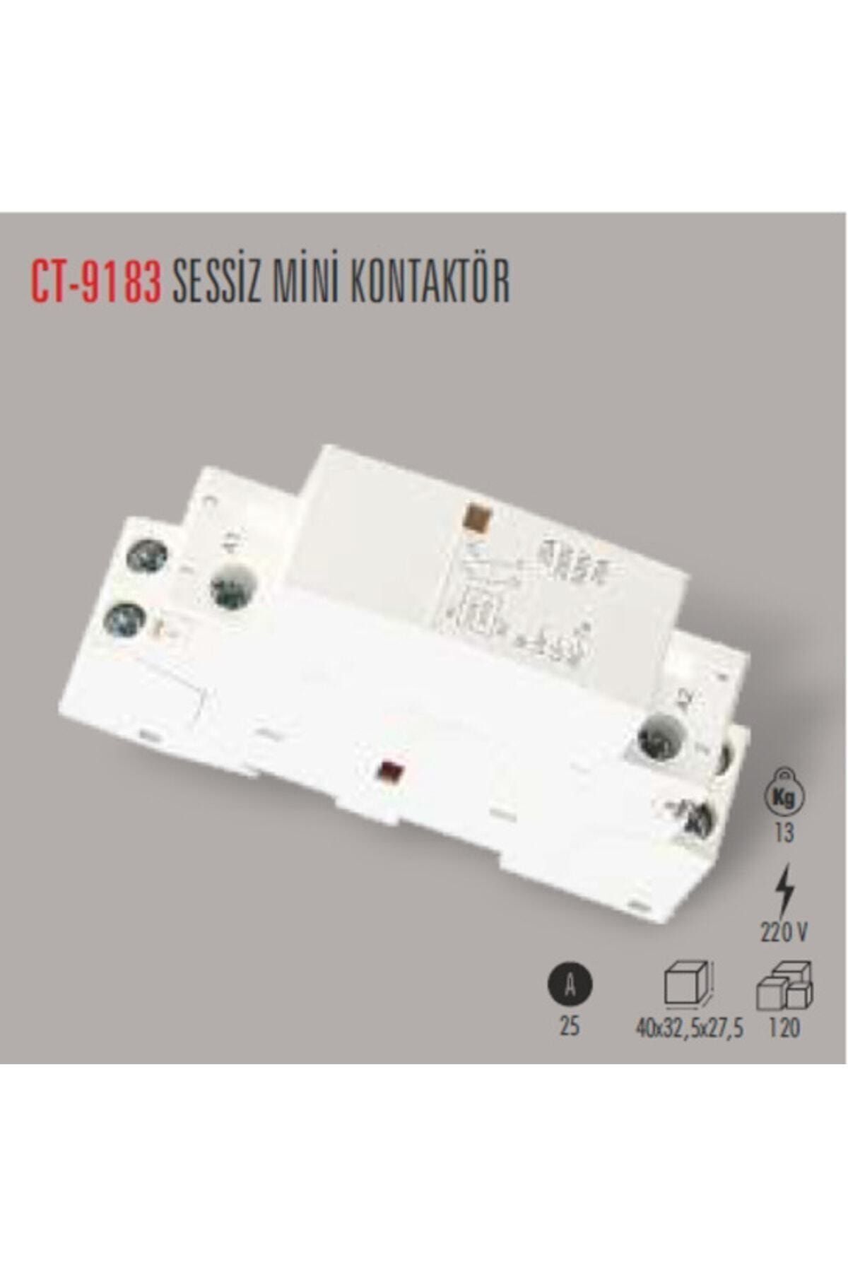 Ct-9183 25a Modüler Aydınlatma Kontaktörü