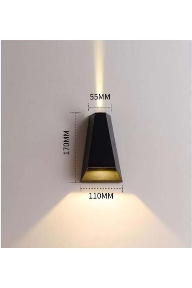 CT-7063 Malta LED Bahçe Aplik 6W Günışığı 3200K Sıva Üstü Dış Mekan Duvar Aydınlatma IP54