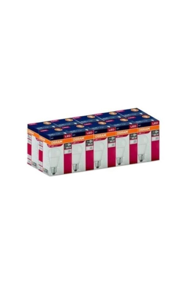 Led Value 8.5w (60w) Led Ampul Beyaz Işık E27 Normal Duylu 806 Lümen Klasik A60 10lu Paket