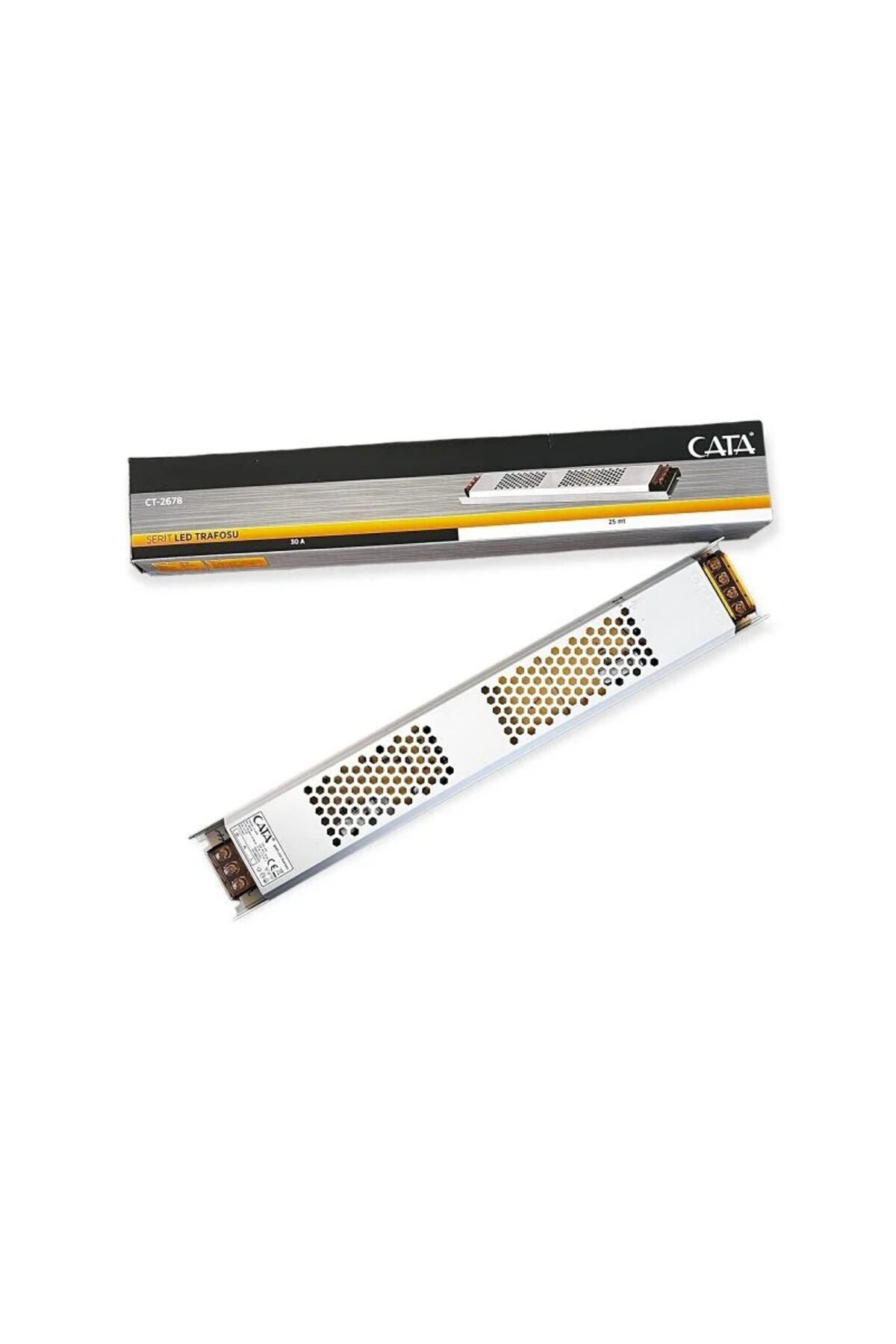 CT-2678 360W 30 Amper Adaptör Klemensli Süper Slim Şerit Led Trafosu