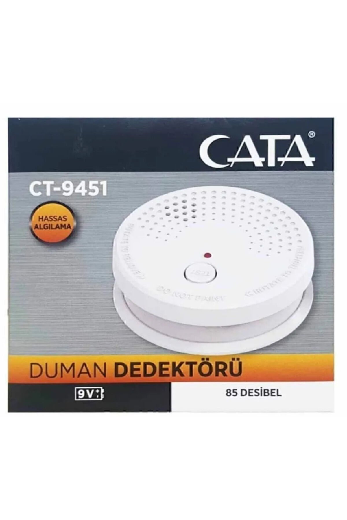 CT-9451 Pilli Duman Dedektörü ( Pil Hariçtir ) karışık, çok renkli
