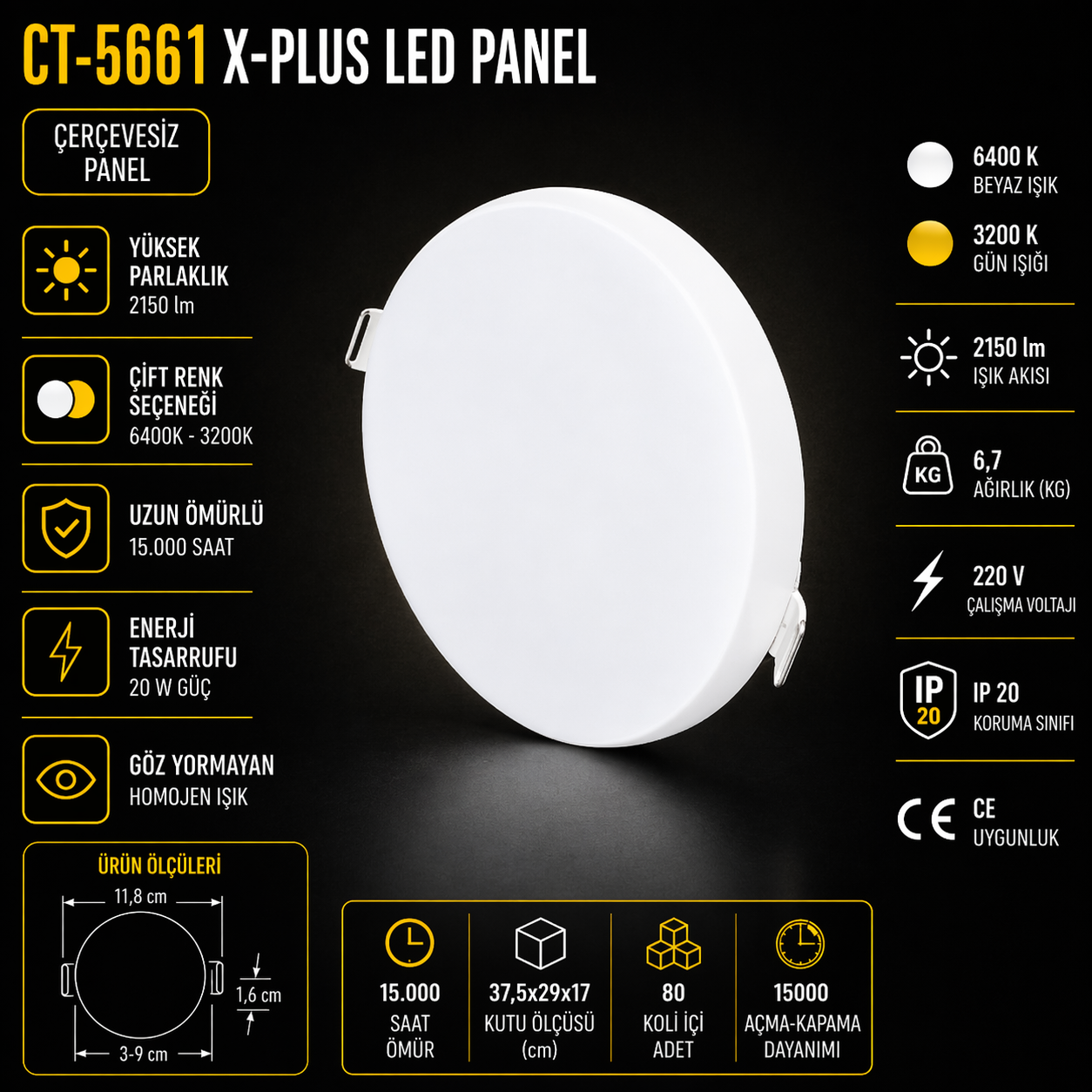 CATA X-Plus Led Panel CT-5661