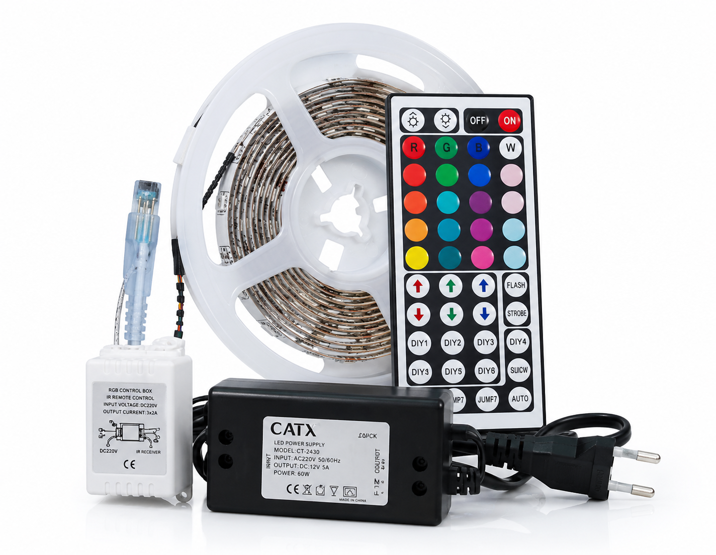 CATA CT-4558 Profesyonel RGB Şerit LED Seti