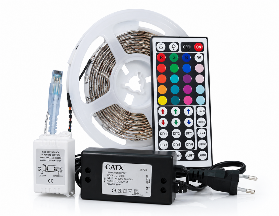 CATA CT-4558 Profesyonel RGB Şerit LED Seti